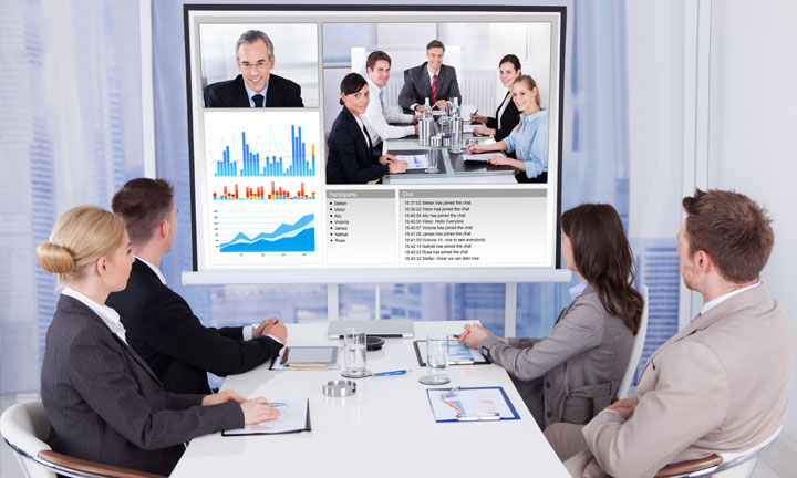 audio and video conferencing